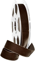 Morex Ribbon Nylon, 7/8 inch by 11 Yards, Café, Item 01225/10-636 Nylvalour Velvet Ribbon 7/8" x 11 yd by MorexRibbon
