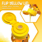 36 Pcs Honey Bear Bottle, 8oz Plastic Honey Squeeze Bottle Honeybear - Image 4