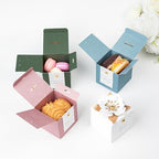 FEIYI 20 PCS Favor Boxes, Dusty Rose Candy Boxes 2.55x2.55x2.55 - Image 5