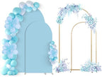 SuuWoee Wedding Arch Backdrop Stand Set of 2 With Blue Cover (7.2FT+6FT) by SuuWoee