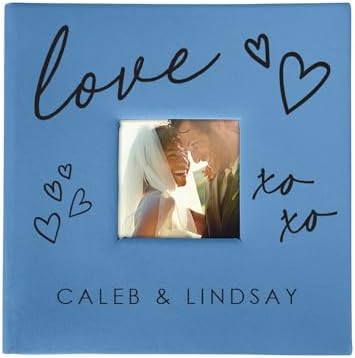 Personalized Photo Album For Couples by GiftsForYouNow