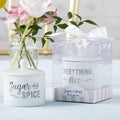 Kate Aspen Sugar, Spice and Everything Nice Ceramic Sugar Bowl - Set of 12 - Hostess Guest Gift, Party Souvenir Favor & Decorations for Baby Showers Party by KateAspen