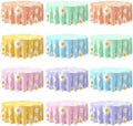 Oudain 12 Pcs 84 Inch Daisy Tablecloth Round Disposable Plastic Boho Flower by Oudain