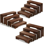 3 Set Upgraded Wooden Tiered Risers Display Stand by Unknown