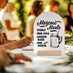 Frosted Blank Arch Acrylic Sign with Wooden Stands - 10 Pack DIY Customizable Sign Kit for Wedding Table Numbers, Restaurant Party Bridal Shower (6x8 Inch) - Image 5
