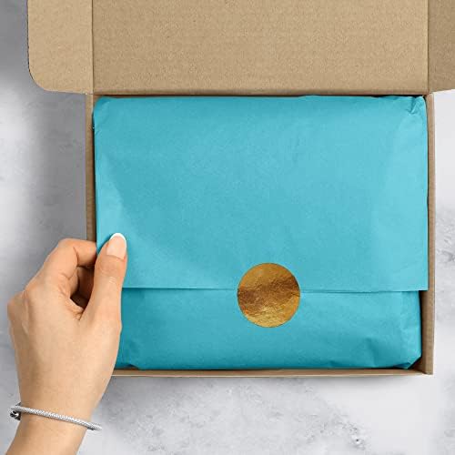 Jillson Roberts Bulk 20 x 30 Inches Recycled Tissue, Aqua, 480 Unfolded Sheets (BFT44) - Image 3
