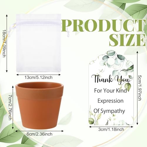 Ctosree 50 Sets Funeral Favors for Guests, Greenery Celebration of Life - Image 2