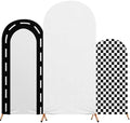 Mindsoft 3 Sets Fast Party Arch Backdrop Cover Racing Backdrop, Black by Mindsoft