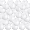 Treela 90Pack White Chinese Paper Lantern for Wedding Party Decor, 4 Inch by Treela