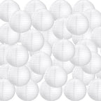 Treela 90Pack White Chinese Paper Lantern for Wedding Party Decor, 4 Inch by Treela
