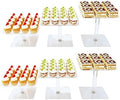 3-Piece Square Acrylic Cupcake Buffet, Dessert Risers Stands, by AzulLanse