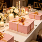 UoeRing Pink Extra Large Gift Box 1Pcs 22x17x9 inch,luxury Gift Box with Lid for Presents Birthday Christmas Valentine's Day (Includes Pull Bows,Card,Envelope,Filler) - Image 5