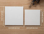 Large Photo Album Self Adhesive 4x6 8x10 10x12 13"x12.8" Magnetic Scrapbook Album 12.6"x11" Inch 40 Pages Linen Cover DIY Photo Album with A Metallic Pen and DIY Stickers(White) - Image 6