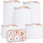 Karenhi 48 Pcs Clear Window Cookie Boxes Bakery Gift Packaging, White by Karenhi