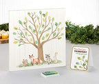 Lillian Rose Woodland Baby Shower Guest Book Alternative with Ink Pad, Cream, 11.75 x 11.75 x 0.375" - Image 4