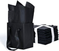 Papertide 36 Pack Black Mini Gift Bags 4×2.8×4.5 inch with Tissue Paper by Unknown