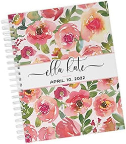 Personalized Baby Journal - Hardcover First Year Album Customized with Baby’s Name - Prompted Baby Memory Book (Watercolor Flowers) by Unknown