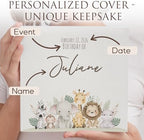 Baby Shower Guest Book – Personalized Hardcover Memory Book with Blank Pages (80 pages/40 sheets) - Image 2