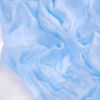 Blue Cheesecloth Table Runner Fall Boho Wedding Birthday Party Home Decor - Image 2