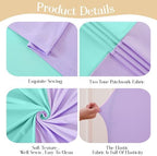 Purple Blue Arch Backdrop Covers 6.6FT 7.2FT 8FT Baby Shower Wedding Photo Bridal Shower Birthday Party Arch Covers Stretchy Backdrop Set of 3 Spandex - Image 4