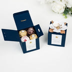 FEIYI 20 PCS Favor Boxes, Navy Blue Candy Boxes 2.55x2.55x2.55 - Image 3