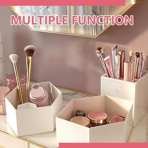 6 Pcs Buffet Risers, Dessert Stands Acrylic, Food Risers for Buffet, Jewelry Showcase, Riser Display Cases, Acrylic Display Base, White - Image 4
