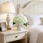 Ivory White Flower Table Centerpieces,Set of 6, Hydrangeas - Image 5
