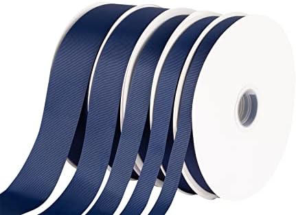 2" X 100 Yards Solid Grosgrain Ribbon for Gift Wrapping Parties, Wedding Decoration, Crafts Sewing (Navy) - Image 4