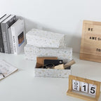 Soul & Lane - Decorative Storage Boxes with Lids, Set of 3, Ivory Lace - Image 6