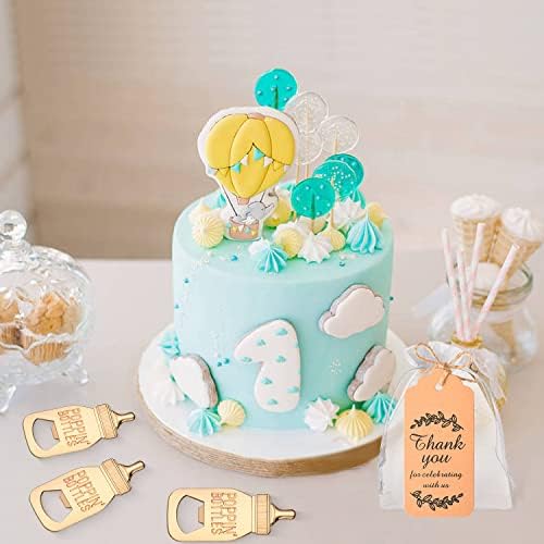 50 Pcs Golden Poppin Bottle Opener Baby Shower Favors Birthday for Guest - Image 6