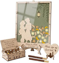 Wedding Guest Book Alternative, Enchanted Lantern Drop Box Sign-in Frame by Handmade