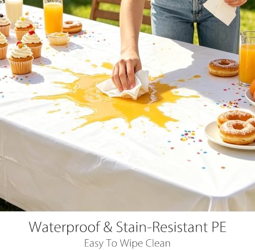 12 Pack Woodland Round Plastic Tablecloth (Woodland-Rectangle) - Image 5