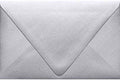 LUXPaper A9 Contour Flap Invitation Envelopes | 5 3/4" x 8 3/4" | Silver Metallic | 80lb. Text | 250 Qty by LUXPaper