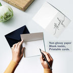 Goefun Thank You Cards with Envelopes 144 Pack Bulk 4×6 Navy Blue - Image 5