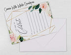Pack of 30, Its Time to Celebrate Join Us Invitations with Envelopes, Geo Blush Floral Greenery Watercolor Invites for Your Wedding, Bridal Shower Engagement Party, Birthday 5 X 7 Inches - Image 6