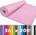 PerkHomy 36" x 2,400" (200') Light Pink Kraft Paper Roll for Craft Bulletin Board Paper Art Table Covering Crafting Gift Wrapping Bouquet Packing Parcel 80GSM 55LB (Light Pink, 36" x 200') by PerkHomy