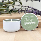 Custom Candles, Personalized Candles, Bulk Candles, Candle Favors, Baby Shower Candle Favors (Set of 10) (White Tin), 9508837-03 - Image 2