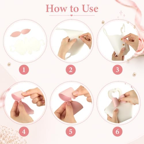 Kacctyen White 30 Pack Mini PU Leather Purse Gift Bags Small Candy Wedding Gift Bags with Handle Reusable Party Treat Favor Boxes for Bridal Birthdays Baby Showers Halloween Christmas - Image 3