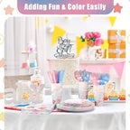 Pickmesh 400 Pcs Bear Gender Reveal Party Supplies Plates Napkins Serve 50 - Image 6