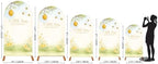 A Little Honey is on The Way Baby Shower Arch Backdrop - Bee/Honeycomb/Jungle Themed Watercolor Party Banner, Photo Booth Background for Newborn Celebration Decor (Honeycomb Flower,7.2FT) - Image 6