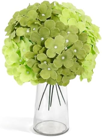Auihiay 64Pcs Hydrangea Artificial Flowers Bulk, Faux Hydrangea Flowers - Image 5