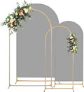 Toolterritary Metal Arch Backdrop Stand and Cover Set, 7.2FT, 6FT Party Backdrop, Easy to Assemble, Backdrop Stand for Parties, Birthday, Baby Shower by Unknown