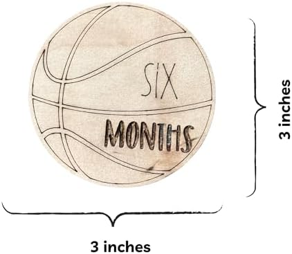 Wooden Monthly Milestone Cards – Set for Baby Photos – Newborn Milestone Discs – Engraved Wooden Baby Age Markers for Monthly Growth Photos – Perfect Baby Shower Gift - Image 4