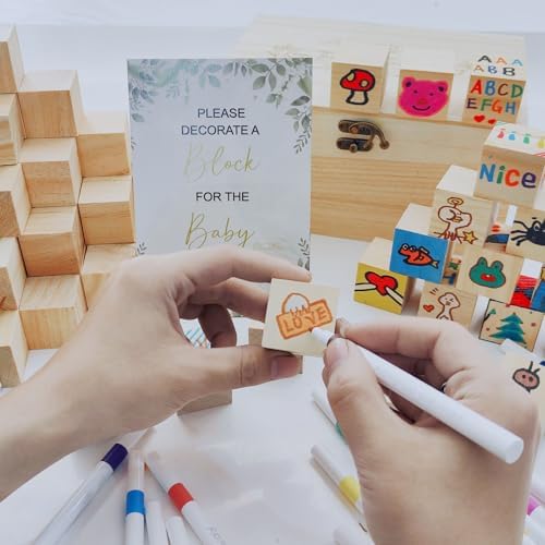 EIGTWEN 78pcs Baby Shower Games Sign Kit, Funniest Baby Shower Games Ever - Image 2