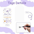 72PCS Halloween Baby Shower Favors Bottle Opener Keychains Purple - Image 5