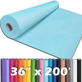 PerkHomy 36" x 2,400" (200') Light Blue Kraft Paper Roll for Craft Bulletin Board Paper Art Table Covering Crafting Gift Wrapping Bouquet Packing Parcel 80GSM 55LB (Light Blue, 36" x 200') by PerkHomy