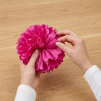 YARNOW 15pcs Tissue Paper Pom Poms - Tissue Paper Flowers for Fiesta Parties, Baby Shower, Birthday Decorations - 8, 10, 12, Inch Party Decor - Image 6