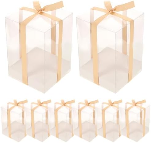 LALADEFIEE PVC Gift Boxes 8pcs Set for Cookies and Candies by LALADEFIEE