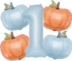 Kriyokiaa Blue Little Pumpkin 1st Boy Decorations by Kriyokiaa