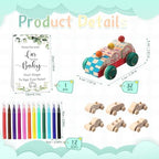 WinnerWhy Baby Shower Games Decorate a Car Craft Kit, Leaf - Image 2